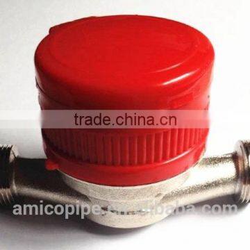 Nickle Plated OEM ODM Brass Body Single Jet Water Meter