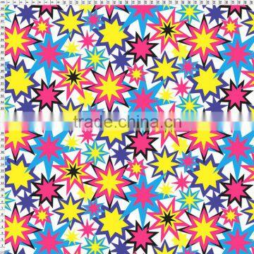 Chuangwei Textile - Stars Designer Pringting Stertch Fabric for Swimwear