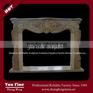 Natural Stone American Fireplace