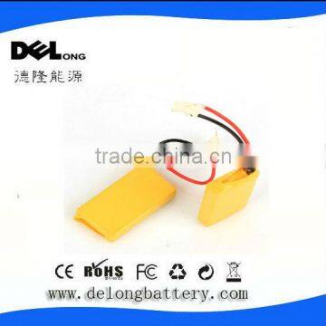 100mAh 3.7V Aluminum case li-ion battery