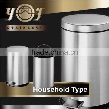 Hot Stainless Steel Mini Style Trash Can Dustbin Pedal Trash Can photo-2