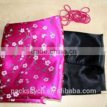 Colorful Customized Pattern Satin Wedding Bag