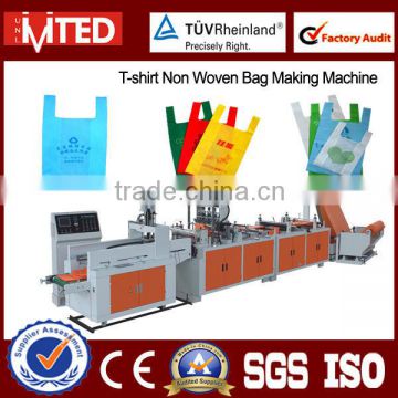 Automatic Non Woven T-shirt Bag Machine/Non Woven T-shirt Bag Making Machine/ Nonwoven Tshirt Bag Machine