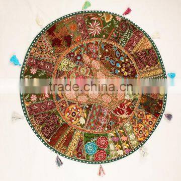 Meditation Round cushion covers Yoga Seating Meditation cushions Indian throw pillow in round