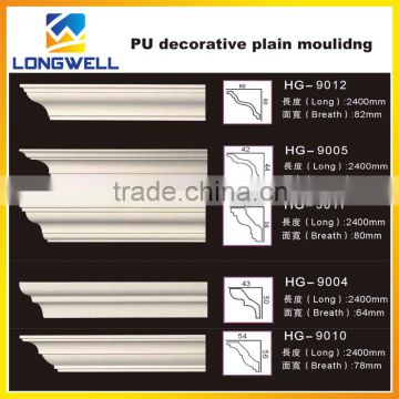 Economical and Environmental Polyurethane Decorative Crown Molding for Modern House