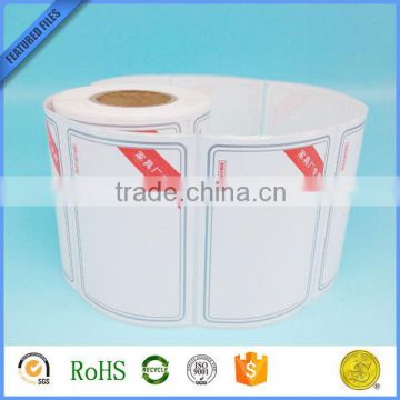 new products of adhesive paper label sticker roll