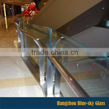 LTAA 6.6.4 China factory tempered laminated glass for deck railing or balustrade