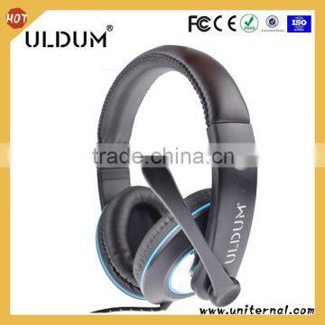 Uldum brand High Fidelity Stereo PC Headset with MIC and Volume control