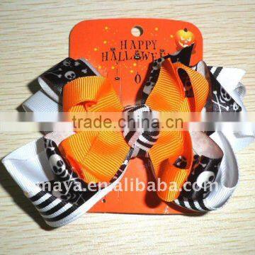 Halloween Strip Printing Hair Clip MY20-10