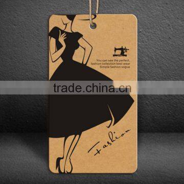 kraft papr hang tag/hang tag /paper tag