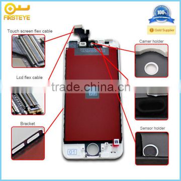 Top quality 100% New arrival fast ship lcd display for iphone 5