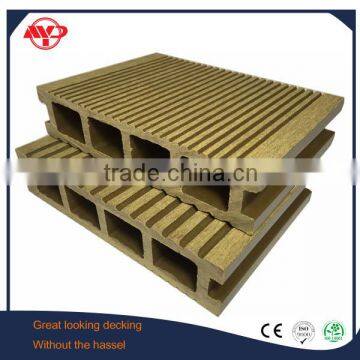 eco-friendly waterproof wood plastic composite decking direct supplier