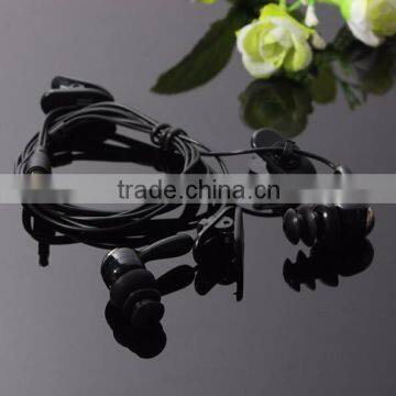 2.5mm 3.5mm waterproof swimming earphone for iphone ipod MP3/4/5 media player mobilephone