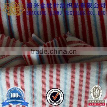 Sofa cut velvet fabric stripe crushed red fabric