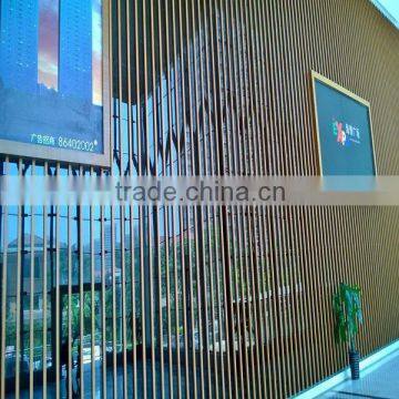 Eco-friendly decorative wpc louver for exterior materials