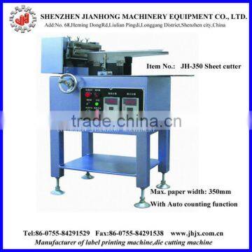 JH-350 adhhesive label sheet cutting machine