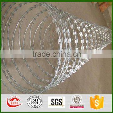 razor blade wire fencing/barbed wire/razor wire prison fence