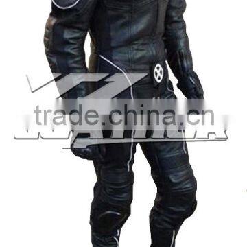 High Profile Leather Motorbike Suite With Complete CE Armour Back photo-3