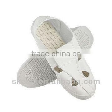 white anti-static shoes