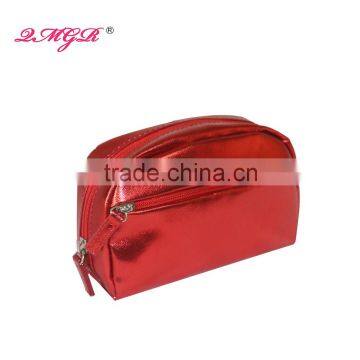 Promotion High Quality Shiny PU travel cosmetic bag