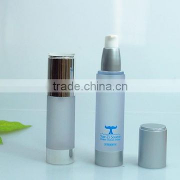 30ml 50ml Plastic AS Frosted Airless Bottles For cosmetic use