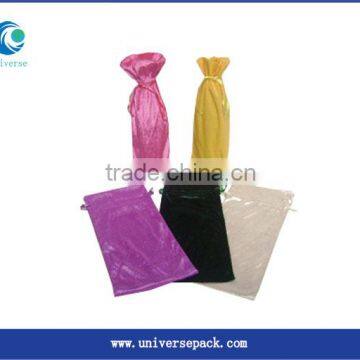 Wholesale Drawstring Dyeing Velvet Wine Bag High Quality Made In China Hot Sale Bags