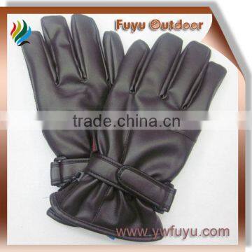 leather motorbike gloves