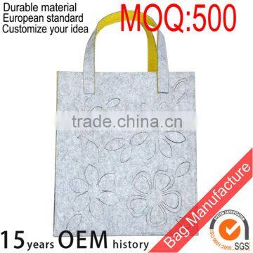 custom Blank wool felt tote bag for Shopping