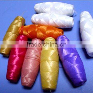 FACTORY 100% Cotton 60/2 Cocoon Bobbin Thread for Schiffli Machine POLYESTER 150/1 COCOON