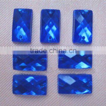 acrylic rhinestone in rectangle shape