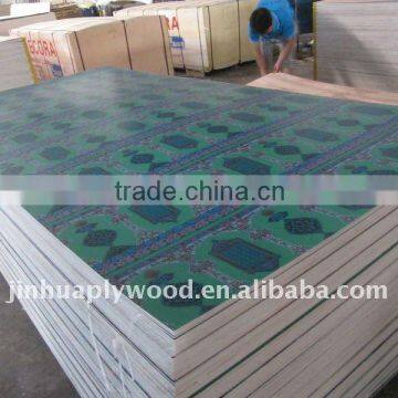 2.7mm Flower style polyester laminated plywood