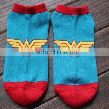 Super Hero Series Cool Young Man Ankle Socks Cheap Socks photo-4