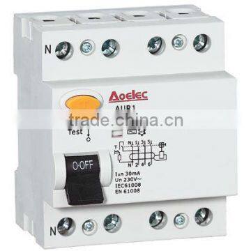 AUR1 magnetic residual current circuit breaker rccb