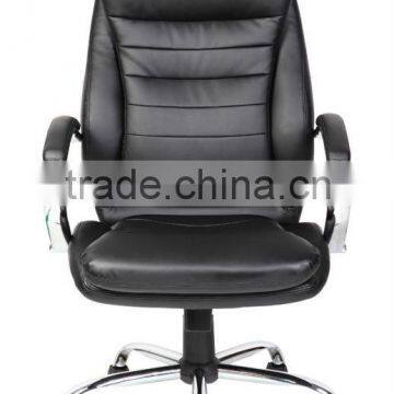 PU Leather Chromed Armrest and Base Executive Chair #AGS-6023