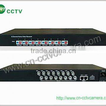 8 channel twisted-pair active receiver video balun