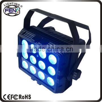 12-6in1 RGBWA UV IP65 Waterproof Led Flood Light for Barn Wedding Venue Decorate
