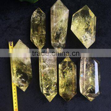 Natural Genuine Citrine Quartz Healing Crystal Pillars Points Wholesale