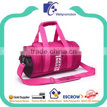 wholesale waterproof sport bag, ladies duffle sport bag custom for gym