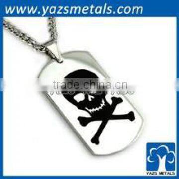 Cheap Stainless Steel blank Silver Dog Tag