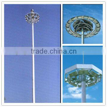 High mast lamp pole steel tubular pole