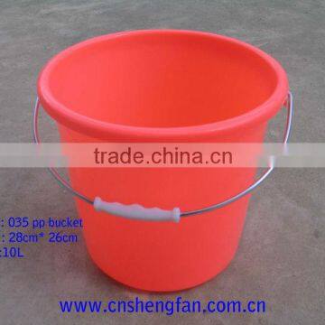10L Plastic Bucket Cheap With Lid Handle Water Bucket photo-4