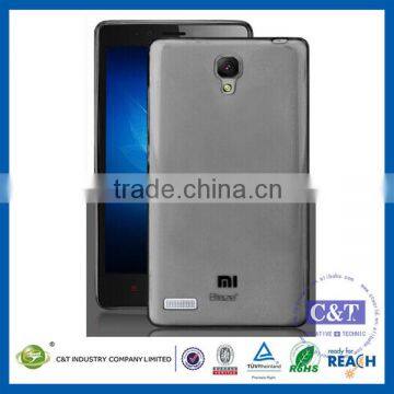 C&T Gel Jelly Flexible Clear Back Cover Skin for xiaomi redmi note case