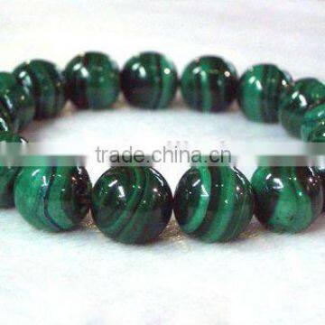 10mm nice round malachite rare genuine gemstone bracelet jewelry