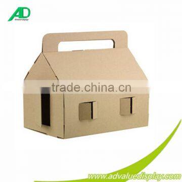 craft paper house shape box kids corrugated playhouse indoor