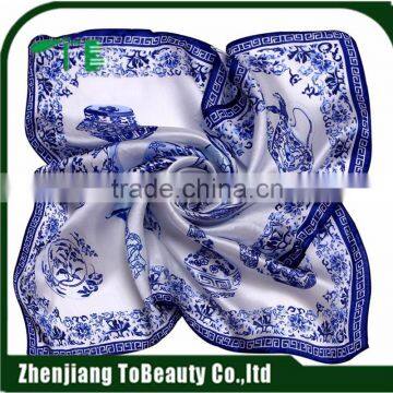 Chinese style Blue and White porcelain bandana