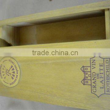 brown color noble pump cover wooden wine boxes