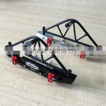 Billet Machined Rc Car Rear Bumper with Spare Tire Rack