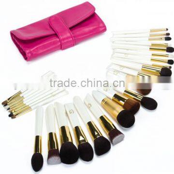 Best Goat Hair 28pcs White Professional Makeup Brush Sets