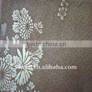 Embossed wall panel decoration