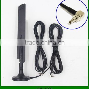 4G LTE antenna 18dbi with 2x 3m cables extension CRC9 connector for HUAWEI USB modem